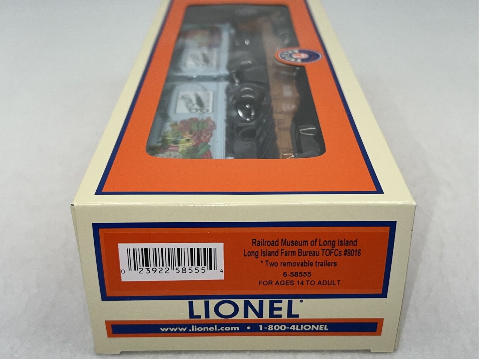 Lionel 6-58555 RR Museum Of Long Island Farm Bureau TOFCs #9016 New O RMLI - Picture 9 of 10