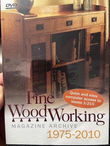 Fine Woodworking Magazine Archive 1975-2010 PC COMPUTER CD-ROM (wood working)