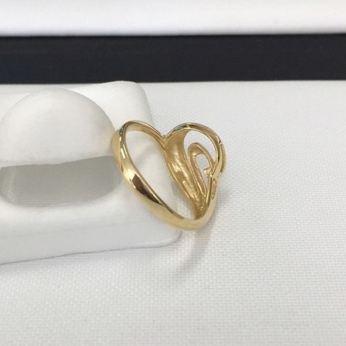 Bellissimo anello design moderno 18KYG taglia 7 3/4 - Foto 5 di 9