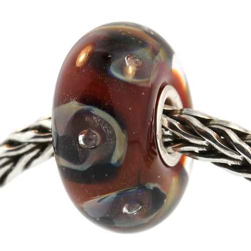 Auténtico vaso Trollbeads 61389 chocolate loro: 1 RETIRADO - Imagen 3 de 3