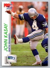 # 654 John Kasay Seattle Seahawks 1992 Pro Set