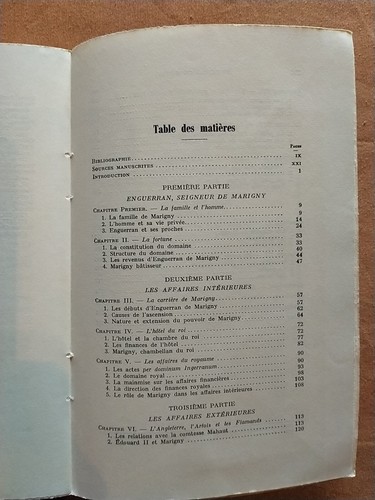 UN CONSEILLER DE PHILIPPE LE BEL : ENGUERRAN DE MARIGNY PAR JEAN FAVIER. 1963 - Picture 7 of 9