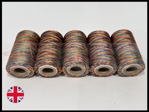 5 x Multi Colour 100% Silk Threads Spools/Sewing Machine Silk Threads Free P&P - Picture 6 of 10