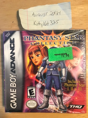 Phantasy Star Collection 1+2+3 (Nintendo GBA Game Boy Advance) Factory Sealed