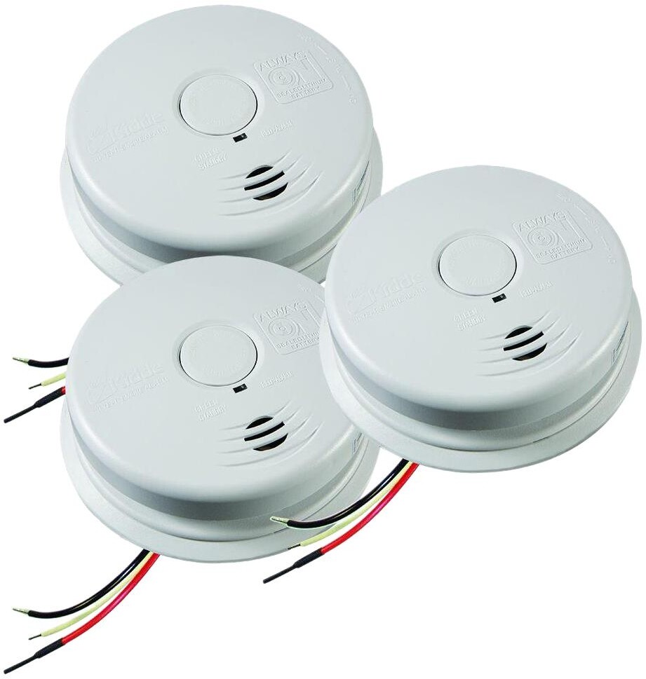 Kidde Detector de Humo Alarma Ionización Batería de 120 voltios Luz LED blancoo (3 paquetes) Kidde Detector de Humo Alarma Ionización Batería de 120 voltios Luz LED blancoo (3 paquetes)