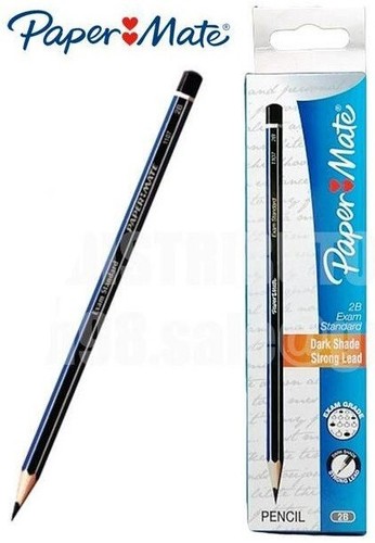 12 lápices de papel❤Mate 2B preafilados para escuela, oficina, escritura, dibujo - Imagen 2 de 5