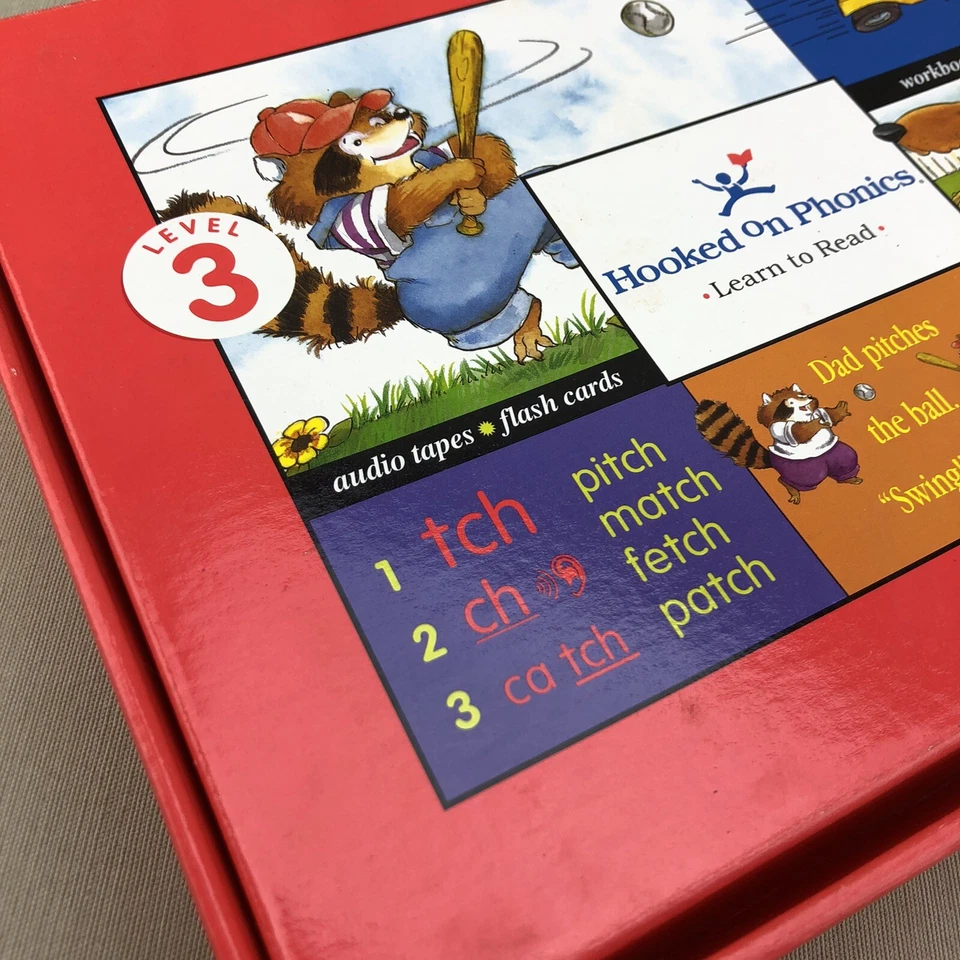 Nivel 3 ENGANCHADO EN PHONICS HOP Rojo Repuesto Casetes Lados y Tarjetas y Caja Foto 2 de 4