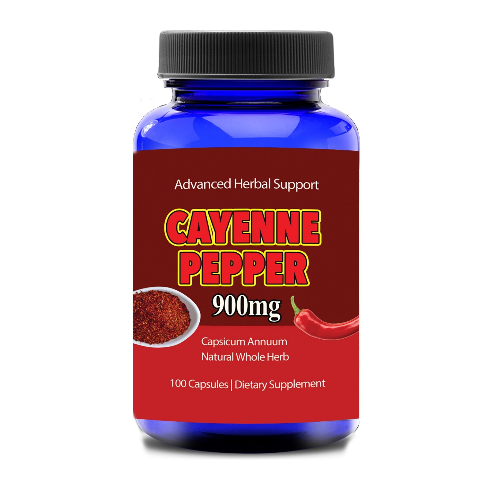 Cayenne Pepper Weight Loss Capsules Supplements Leg Cramp Muscle Relief