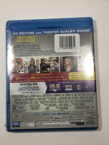 Trainwreck (Blu-Ray & DVD, 2015) Unrated - NEW SEALED Digital HD Hader Schumer - Picture 4 of 4