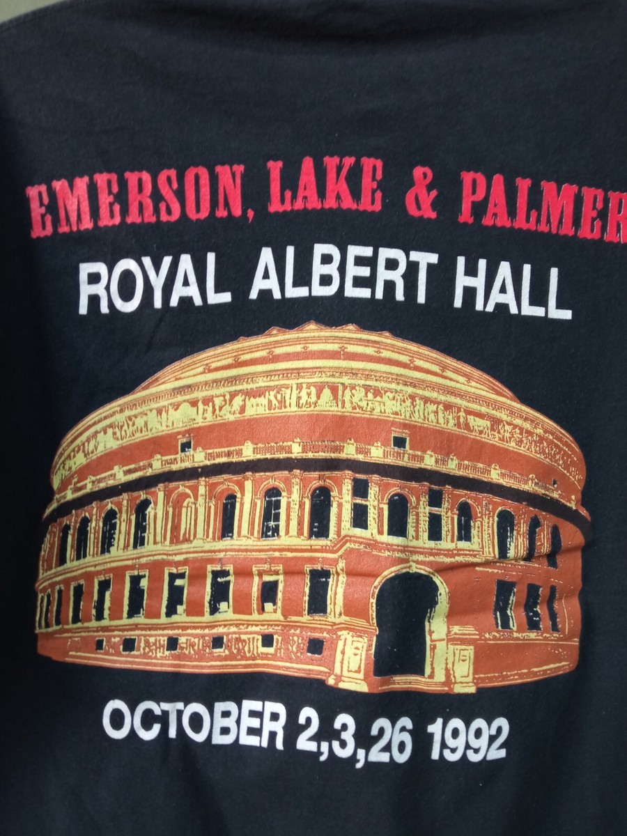 ELP Emerson Lake Palmer Tour 1992 Vintage T Shirt Rock Band Black