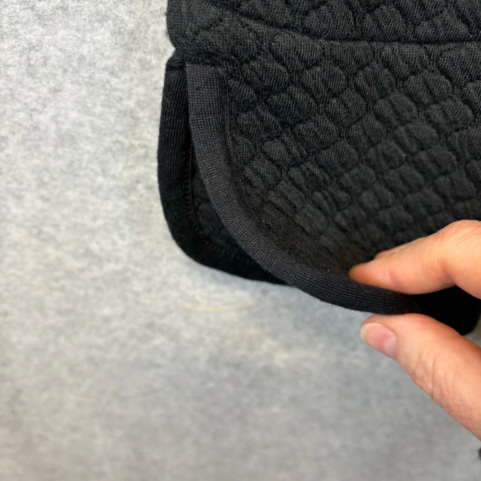 Isaac Mizrahi Live Shacket Mujer Grande Negro Acolchado Chaqueta Abrigo Suéter QVC Foto 4 de 4