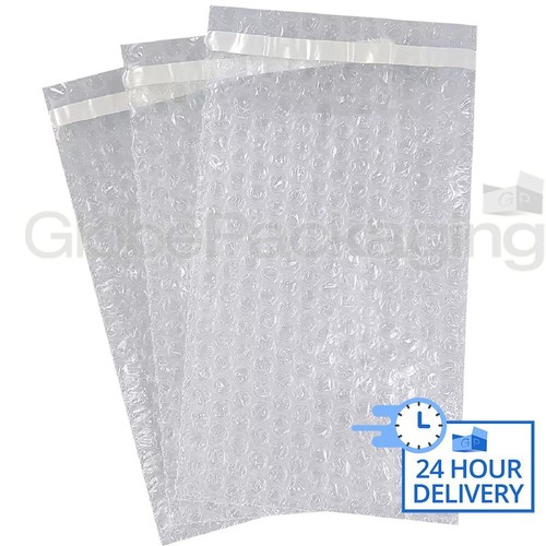 200 sacchetti a bolle BP2 ROBUSTI LISCI TRASPARENTI BUCCIA E GUARNIZIONE 130x185 mm (5x7,5") - Foto 1 di 5