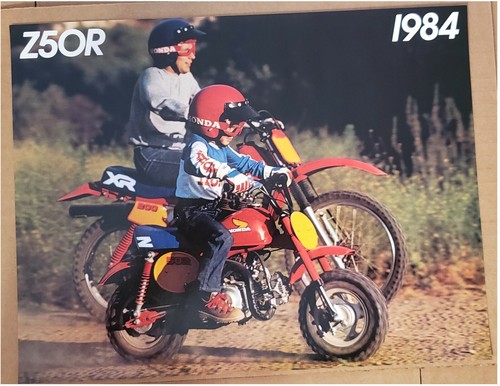1984 Honda Z50 R Motorcycle Sales Brochure - Literature