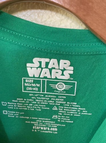 Camiseta verde Star Wars Santa Claus Yoda An Elf, I Am Not unisex talla M - Imagen 3 de 3