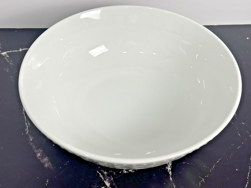 Regalia White by GIBSON DESIGNS Serving Bowl Vegetable Bowl White 10 Inches - Picture 8 of 14