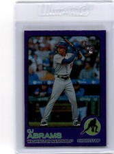 2022 Topps Heritage Chrome Purple Refractor CJ Abrams