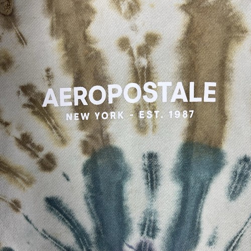 AEROPOSTALE Men's/Unisex Large Logo Tie Dye Pullover Hoodie Retro Y2K Skater - Bild 2 von 10