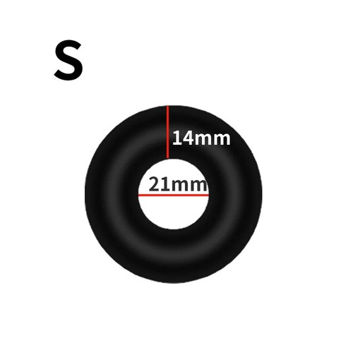 Reusable Liquid Silicon Rings for Men Ball Restraint Male Delay Lasting Games - Picture 6 of 11