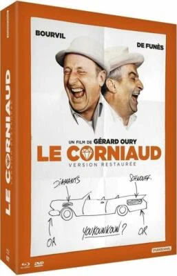 LE CORNIAUD Édition Limitée 50 -ème Anniversaire 2 DVD + Blu ray + Livrets NEUF - Photo 1/2