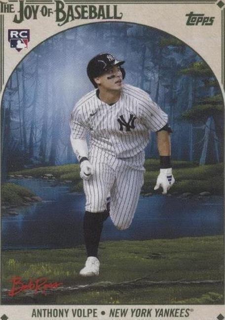 2023 Topps X Bob Ross The Joy of Baseball - Anthony Volpe #66 - 1 of 1