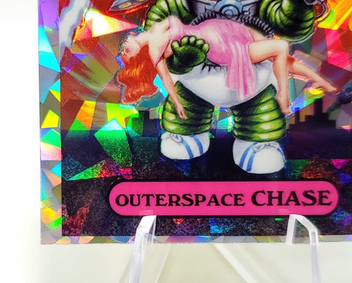Topps Garbage Pail Kids Chrome Outerspace Chase 138b Atomic Refractor Checkliste - Bild 8 von 11