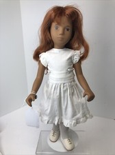 16” Vintage Trenton Vinyl Doll Sasha 108 Redhead White Dress Original Outfit #s