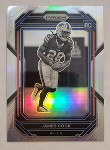 JAMES COOK 2022 PRIZM RC B &W SILVER VARIATION #319 SP NM or better DS
