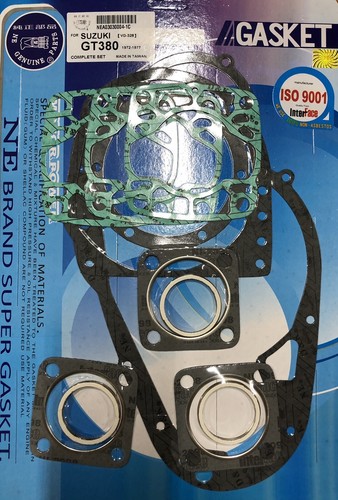 New Gasket Set For Suzuki GT380 1972 1973 1974 1975 1976 1977 - Picture 1 of 3