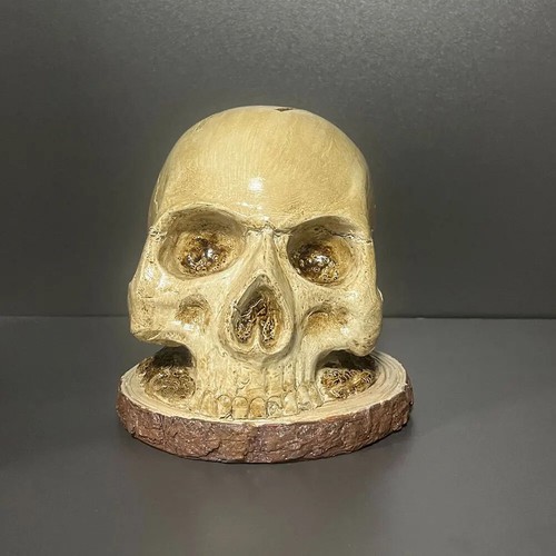 Totenkopf Messerhalter Küche Horror Messer Aufbewahrung Regal Halloween Ornament Geschenke - Bild 14 von 14