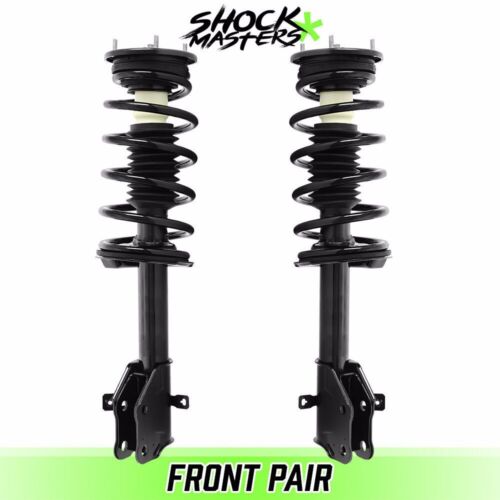 Front Pair Suspension Strut and Coil Spring Assemblies for 2007-2010 Ford Edge