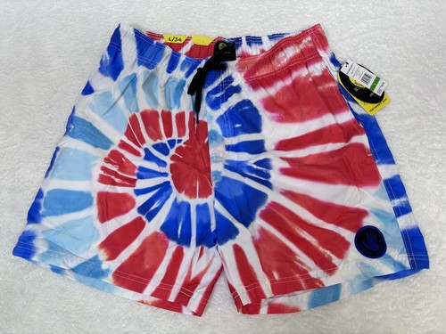 HERREN BODY GLOVE TIE DYE KORDELZUG Badehose BADE BOARDSHORTS GRÖSSE 34 Large LSF 50
