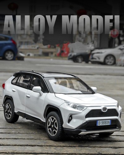 1:32 Toyota RAV4 SUV Alu Auto Modell Diecast Spielzeugfahrzeug Sound Licht Sammlung - Bild 10 von 27