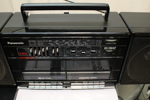 PANASONIC RX-CW42L RADIO CASSETTE RECORDER EQUALIZER XBS GHETTOBLASTER BLUETOOTH - Bild 18 von 19