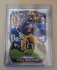 2022 Bowman University Chrome Israel Abanikanda 1st Refractor #95 Pittsburgh
