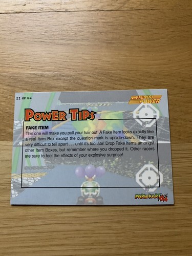 1997 Nintendo Power MarioKart 64 Power Tips Fake Item 22 of 64 - Picture 3 of 3