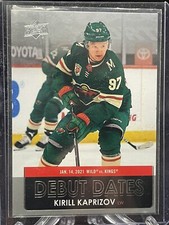 2021-22 Upper Deck Kirill Kaprizov Debut Dates # DD-25
