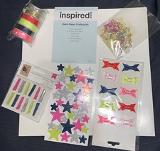 Inspired Inc Neon Paper Crafting Kit New 6 Packs New