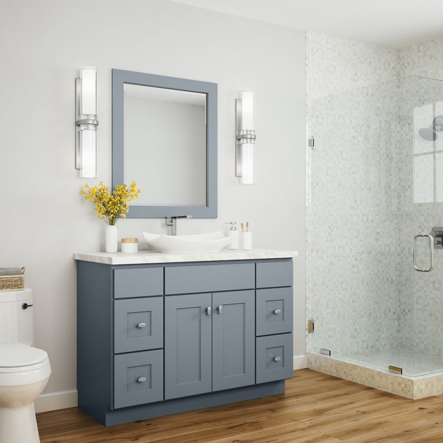 Jsi Dover Castle Gray Bathroom 12 Vanity Cabinet Base 3 Drawers Jsi Dover Castle Gray Bathroom 12