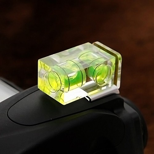 New 2 Axis Bubble Spirit Level Hot Shoe Cover cap For Camera DSLR S6E8 - Picture 4 of 10