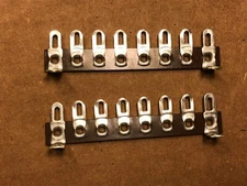 Lot of 2 New 8-Lug Phenolic Terminal Strips with Solder Lugs for Tube Amplifiers