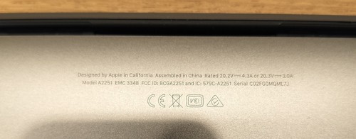 Apple MacBook Pro 13-inch (Model A2251, 2020) – Intel Core i5, 16GB RAM, 1TB SSD - Picture 2 of 3