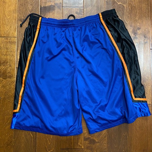 Pantalones Cortos Starbury Vintage Y2K Baloncesto (2) Pares Knicks NY Azul Naranja Para Hombres XXL - Imagen 4 de 11