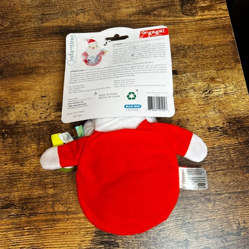 New Infantino Seek & Squish Sensory Pal Santa w/ Gel-Bead Belly 3+ READ - Picture 6 of 7