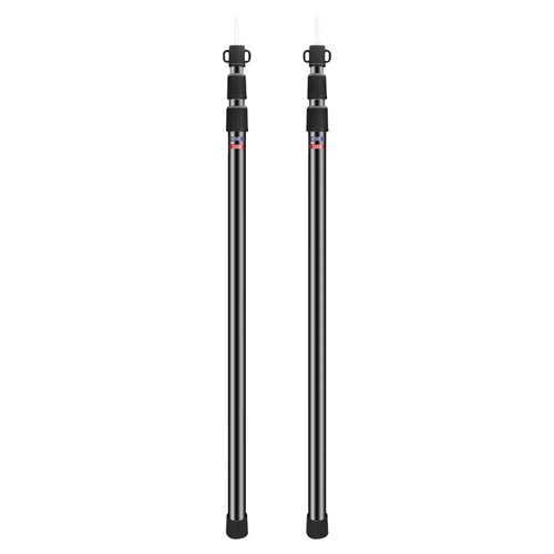 Poles Telescoping Camping Replacement 3-Section Aluminum Tent Rods for Rain Fly - Picture 8 of 20
