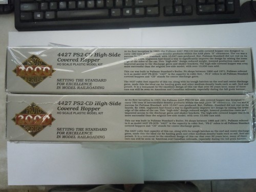 Paquete de 4 kits de plástico tolva cubierta de lado alto HO 4427 PS2-CD serie 2000 - Imagen 5 de 6