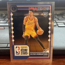 2023-24 NBA Hoops Premium Stock Rising Stars #282 Victor Wembanyama RC Rookie