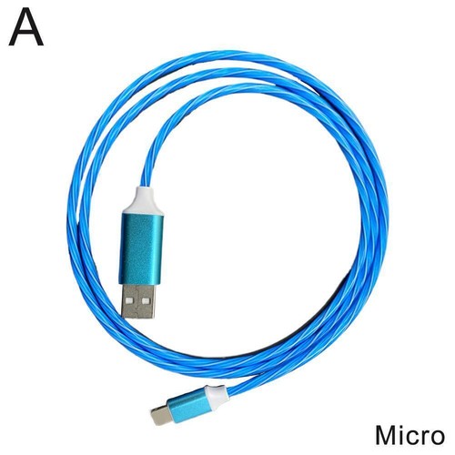 LED 100CM Fast Charge Type C USB Cable Cord For Galaxy S22 S20 S10 S21 J5S2 - Picture 13 of 30