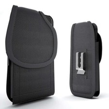 Rugged Nylon Vertical Case Pouch Holster for Samsung Galaxy J7 V / J7 2017 Prime