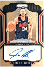 Jabari Walker 2024 Panini Prizm Penmanship #PNM-JWB AUTO - Trailblazers