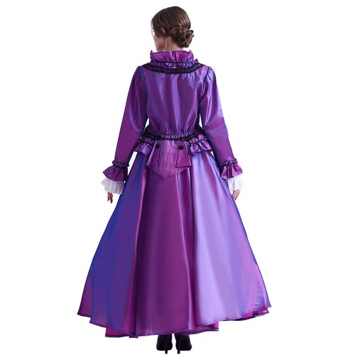 Victorian Women Dress with Hoop skirt Halloween Dress for Women Ball gown Party - Picture 15 of 25
